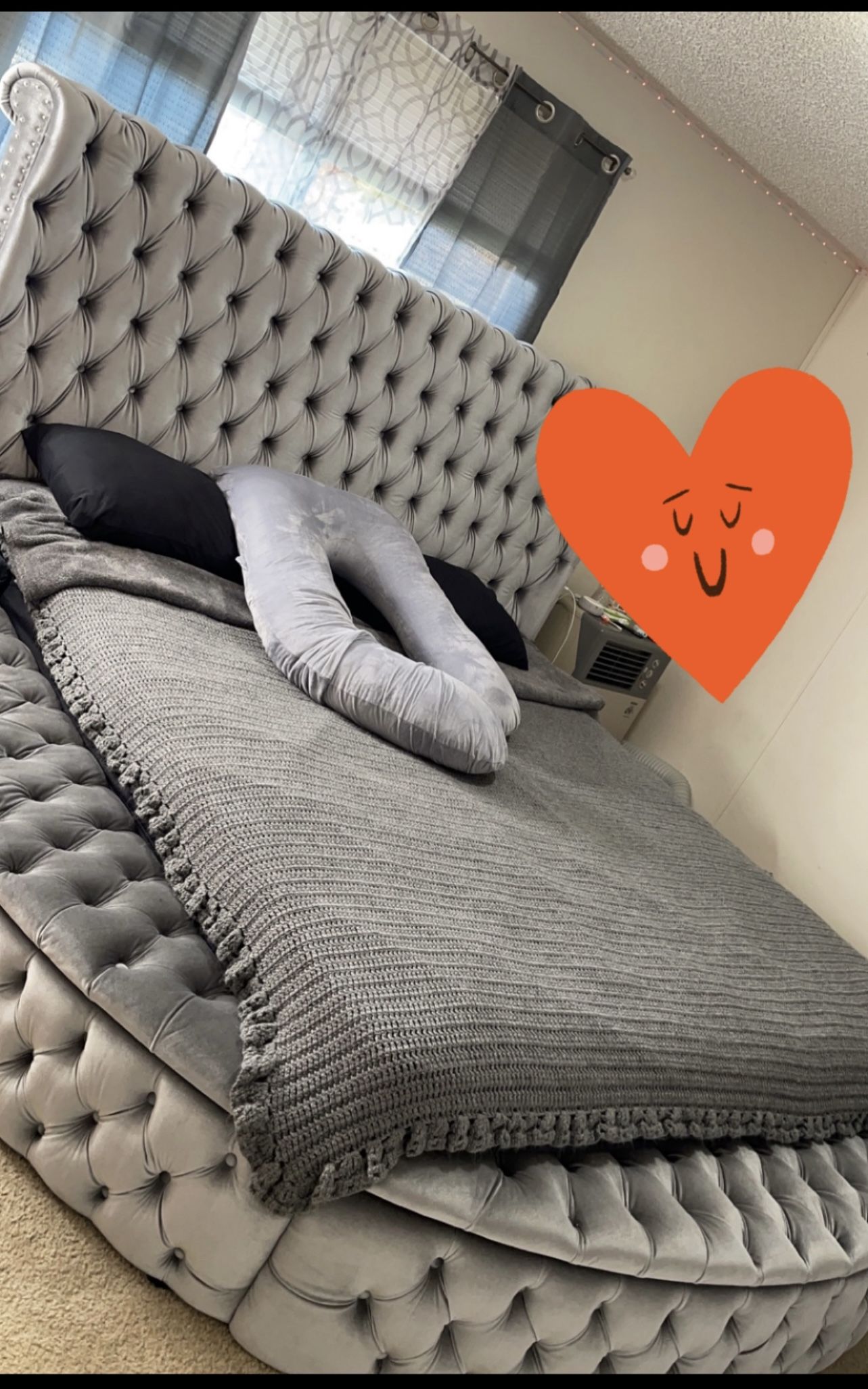 King Bed Frame With Mattress