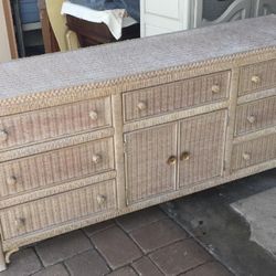 Henry Link Wicker dresser 