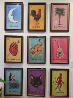 LOTERIA FRAMED WALL ART