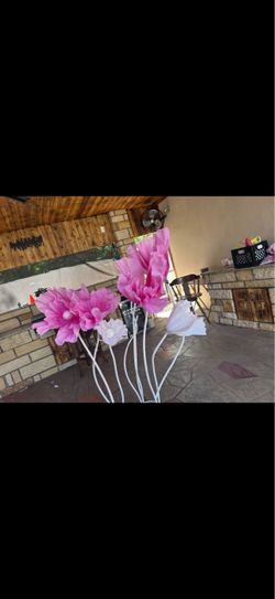 Large Artificial Flower Stems Decoration Set
