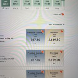 EVA Airlines Upgrade to Royal Laurel Business Class 