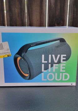 Sony SRS-XG500 Portable Bluetooth Speaker Mega Bass IP66 30hr Blk New Not-Opened