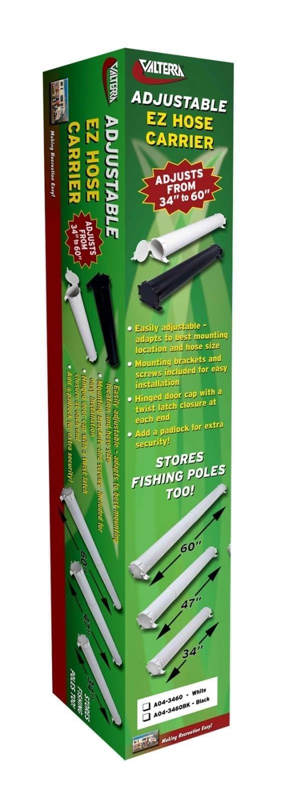 Adjustable EZ Hose Carrier can adjust from 34″ to 60″