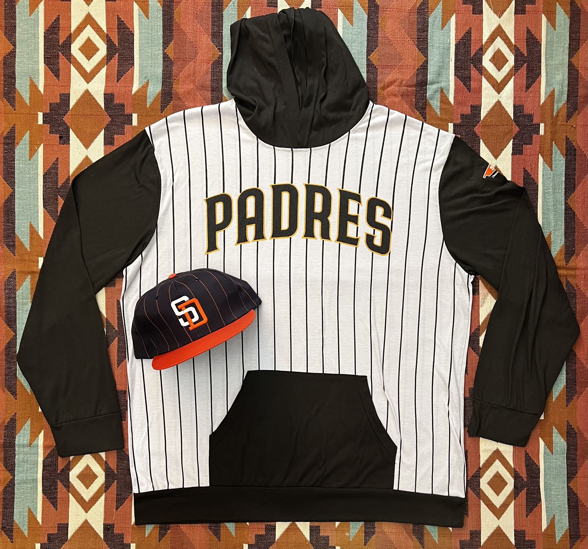 MLB San Diego Padres SGA Shirt/Hoodie 2023 Home Hoodie Size XL & Vintage SGA Hat