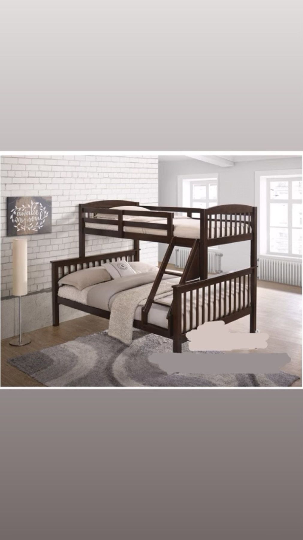 Solid Wood Twin Full Bunk Bed In Stock For Fast Delivery