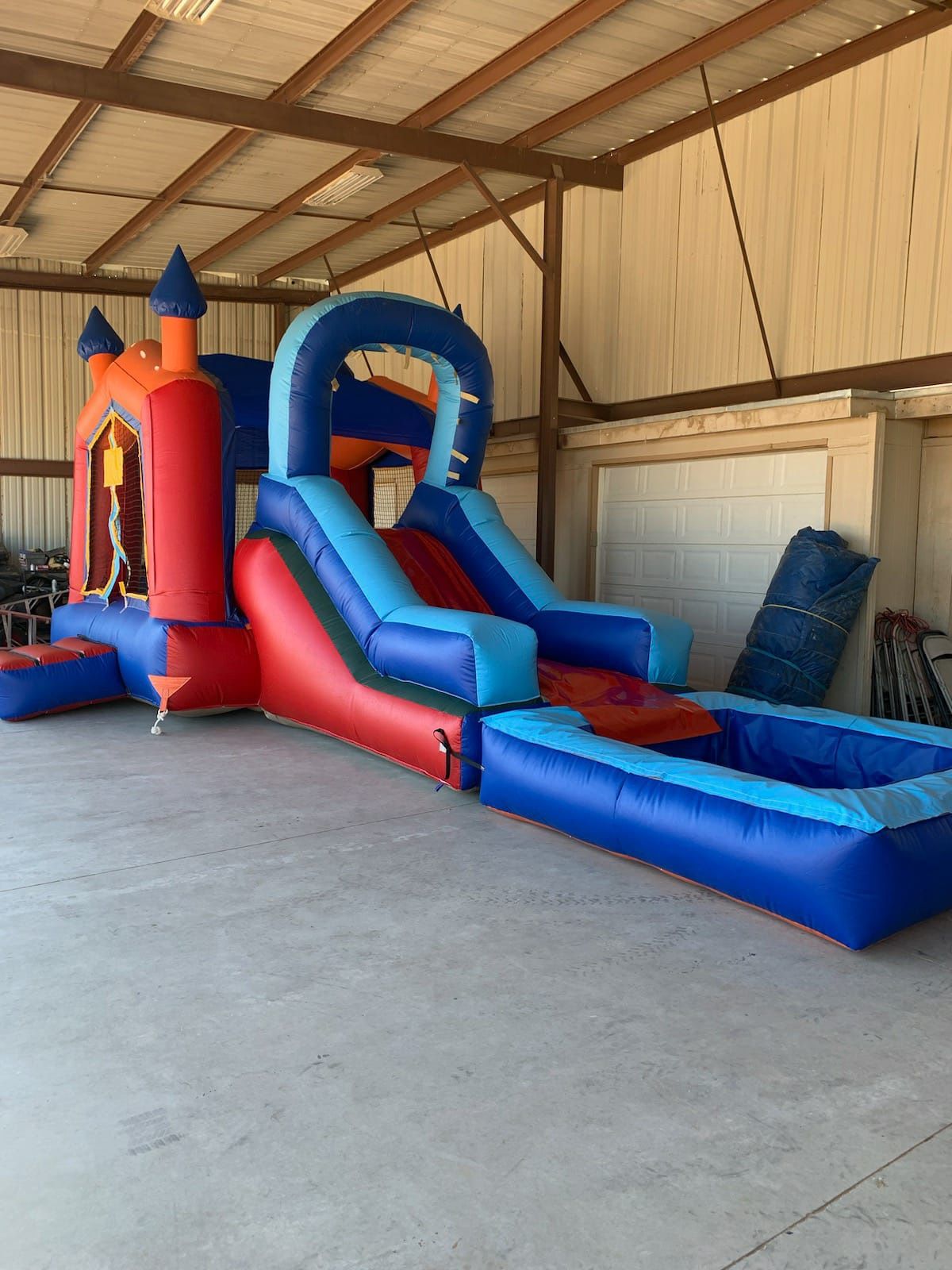 Combo Water Slide And Tables For Sale 