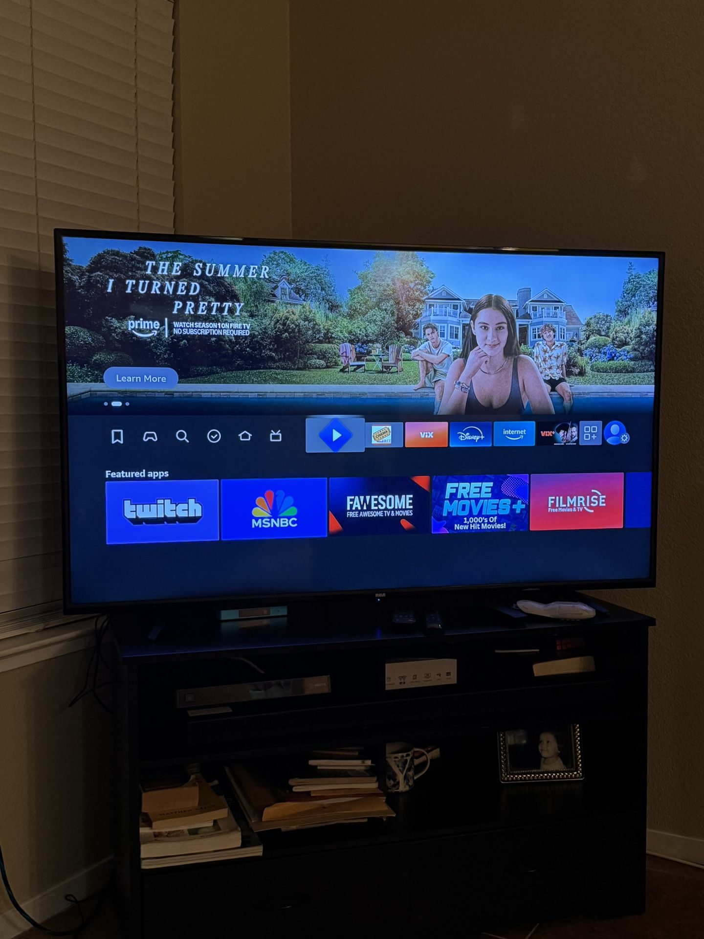 RCA 4K UHD 65’ TV