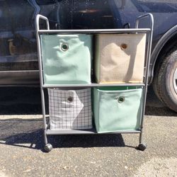 Metal Rolling Storage Shelf