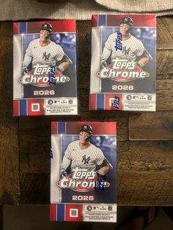 2026 Topps Chrome baseball blaster box - I have 5 total