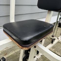 18-8.4lb plates  Marcy by Impex chest fly and Chest press machine