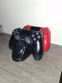 Ps4 controllers and charger.