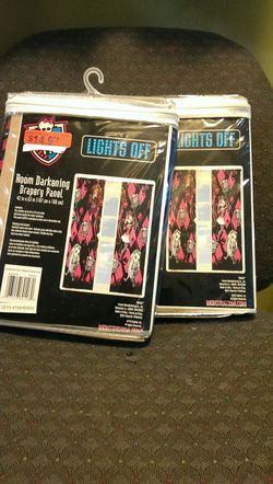 Monster high curtains