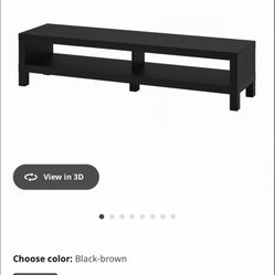 T.V. Unit Stand Black/Brown