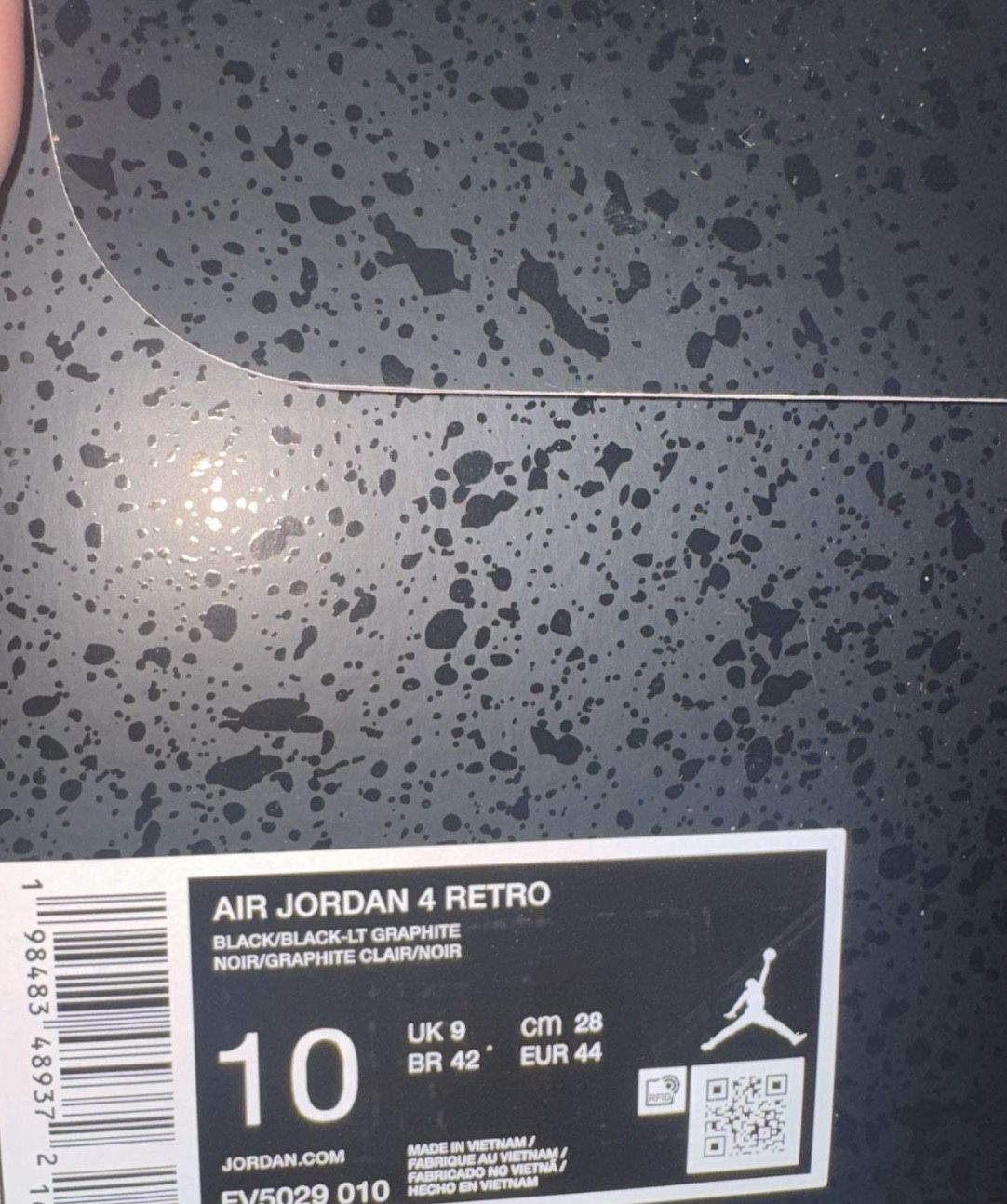 2025 Jordan 4 Black Cats Size 10 