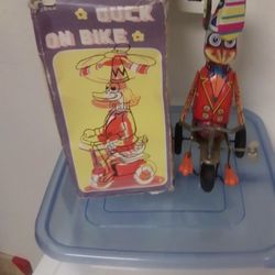 Toy. Duck On A Bike Vintage 30.00