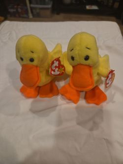 TY Beanie babies Quakers  the duck