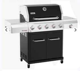 BRAND NEW IN BOX PROPANE GAS BBQ GRILL WITH SIDE BURNER