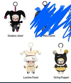 Popmart Why So Serious Plush Pendants