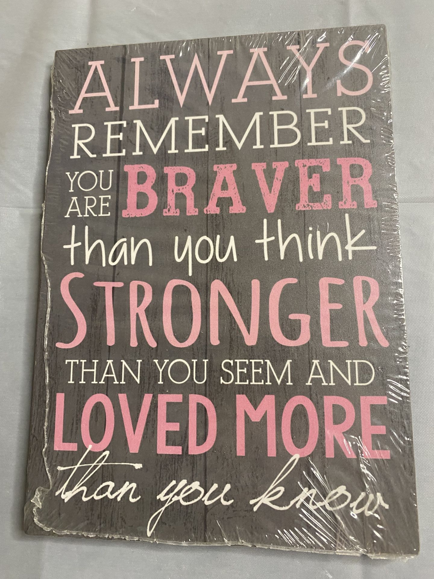 Braver/Stronger Decor