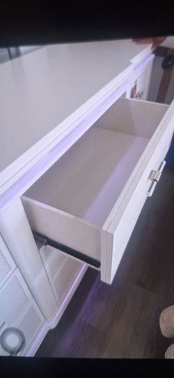 Modern White led dresser