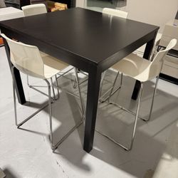 ⬛ Modern Square Dining / High Tables – 2 Available – 42” 🔥