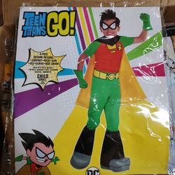 Teen Titand Go 8pc Costume Child Size 4-6