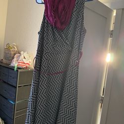 Black and white dress