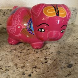 Mexican Talavera Piggy Bank