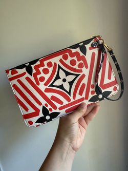 Louis Vuitton Crafty Giant Monogram GM Pochette Wristlet