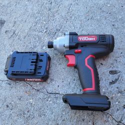 Hyper Tough 20V Max Lithium-ion Cordless Impact Driver, 1/4 inch Quick Release Chuck