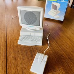 Vintage 90s PC Computer FM Radio w Mouse & Box WORKING