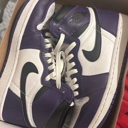 Jordan 1 Court Purple Size 8