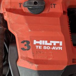 Hilti TE 50-AVR rotary hammer. 
