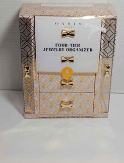 NEW, Oasis Homes Four-Tier Jewelry Organizer