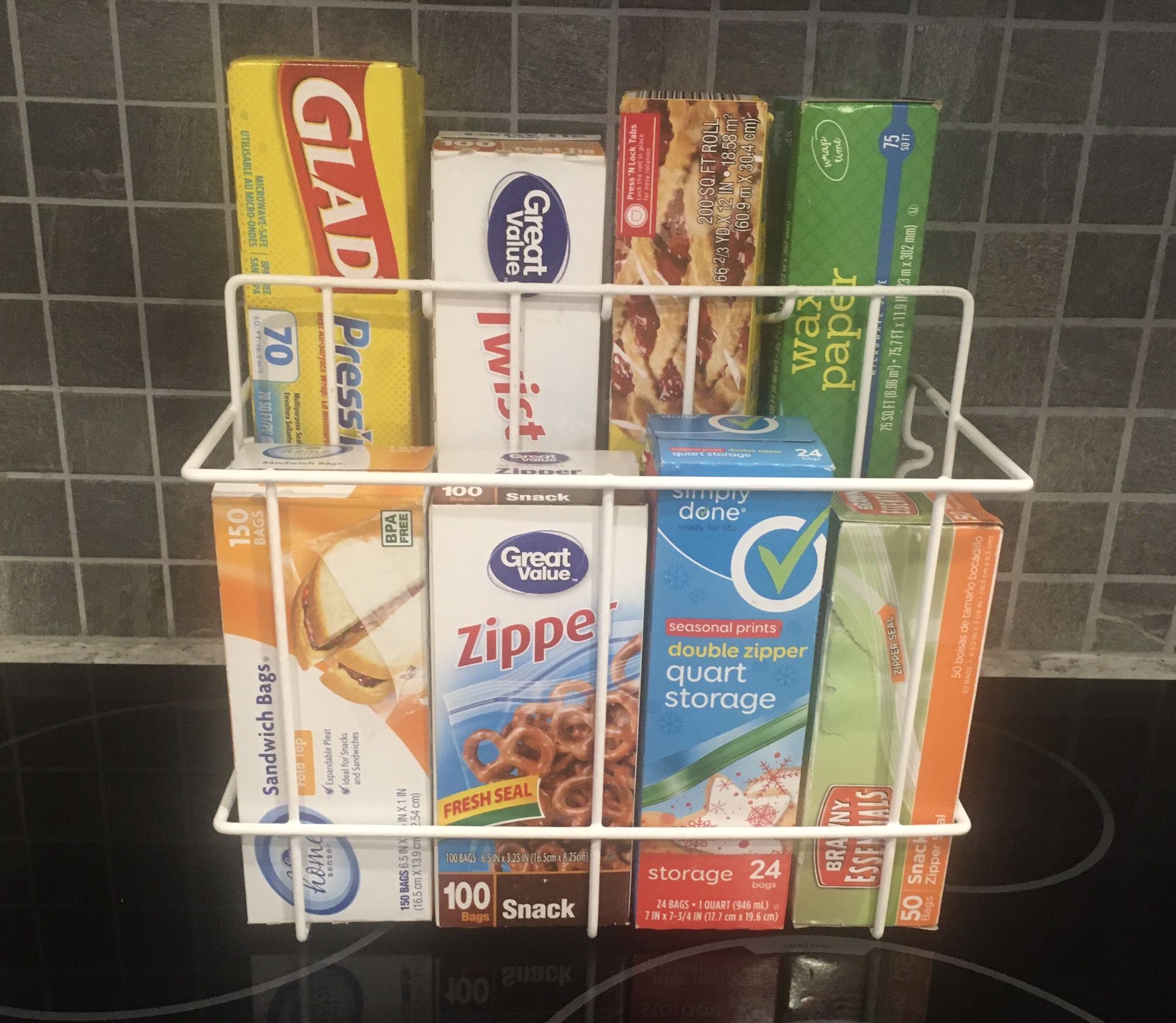 Kitchen  Wrap Organizer