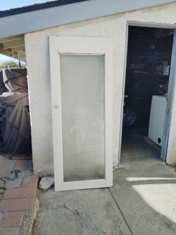 Glass door