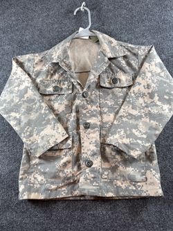US Military ACU Digital Camo Field Jacket Size 8 Women’s Small Regular