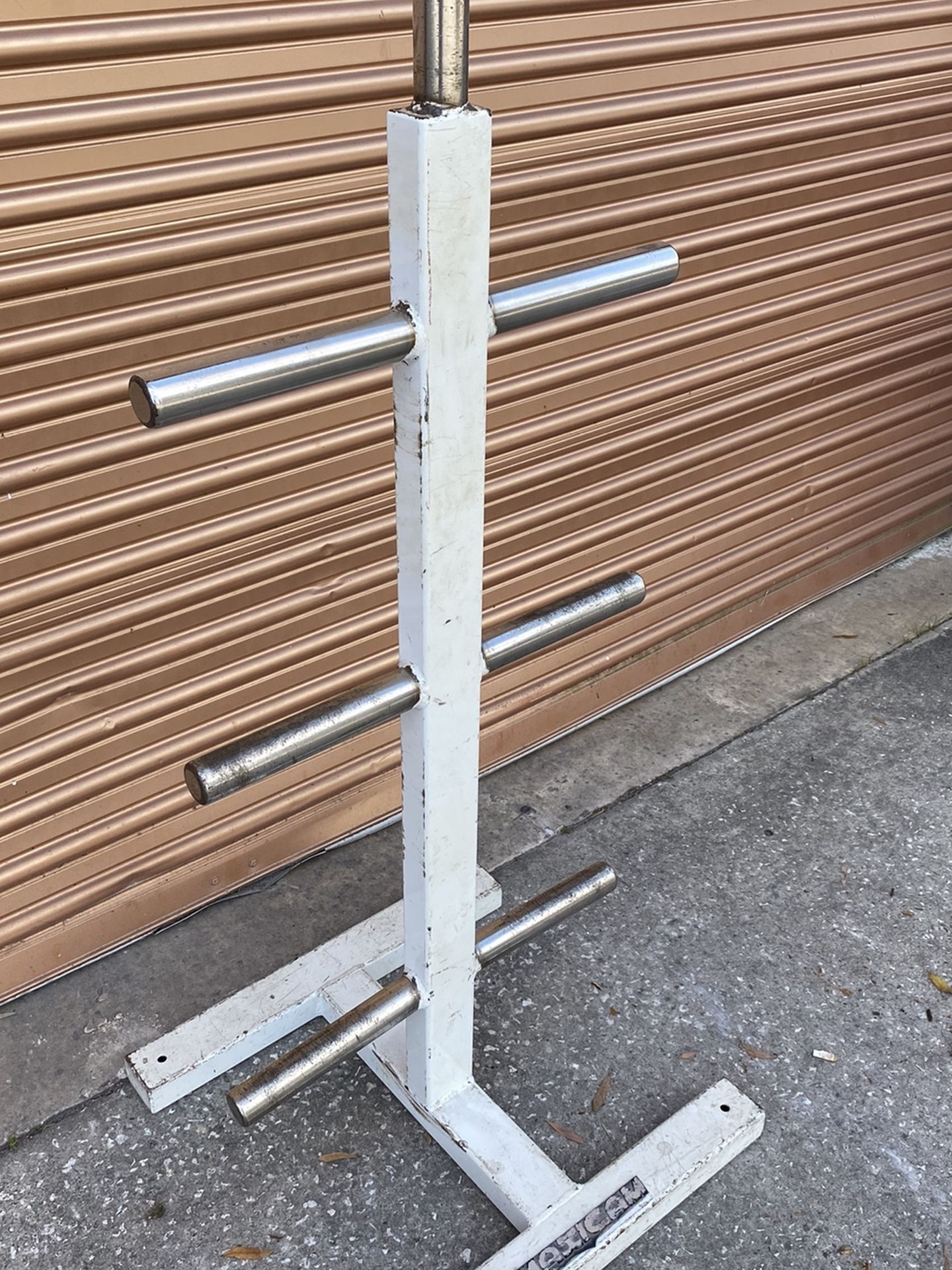 Maxicam Commercial Bumper Plate/ Olympic Weight Plate Rack/ Tree