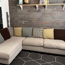 Sectional Couch Sofa (beige)