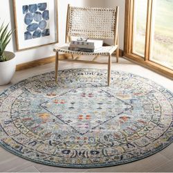 6'7" (Round) Area Rug NEW