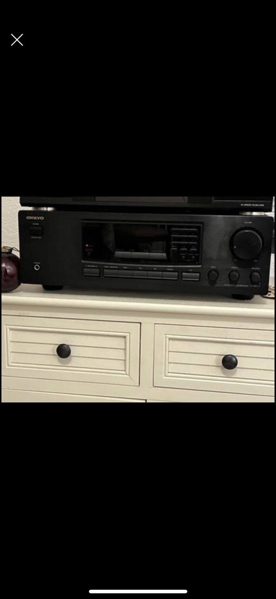 Vintage Onkyo stereo home system receiver 