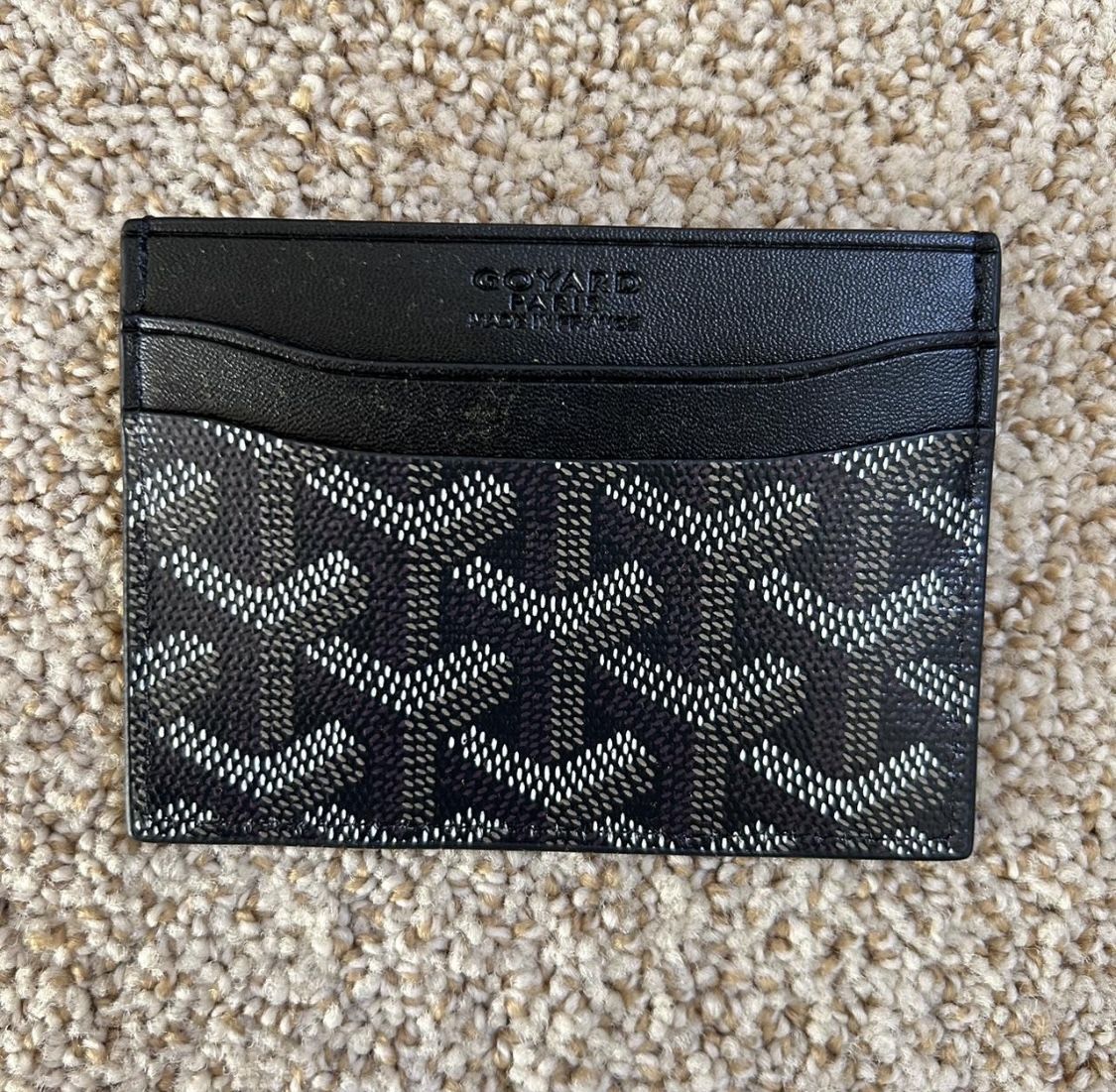 Black Goyard card-holder