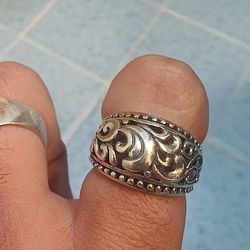 Sterling Silver Cocktail Ring 