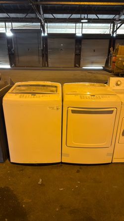 LG Top Load Washer and Dryer matching set