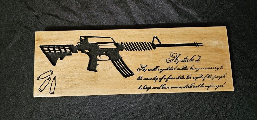 Engraved 2A Wall Art
