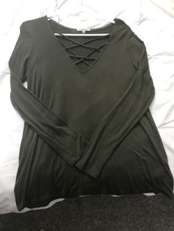 Olive green long sleeve