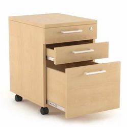 Ikea Mobile Box/Box/File Wood Pedestal