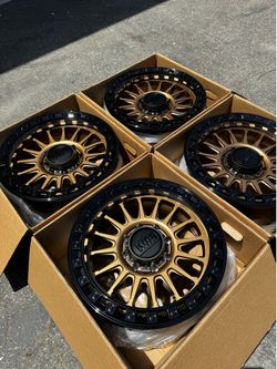 KMC KM552 IMS 8x6.5 20” Wheels Bronze with Black Lips