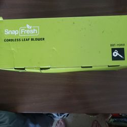 Snap Fresh cordless leaf blower