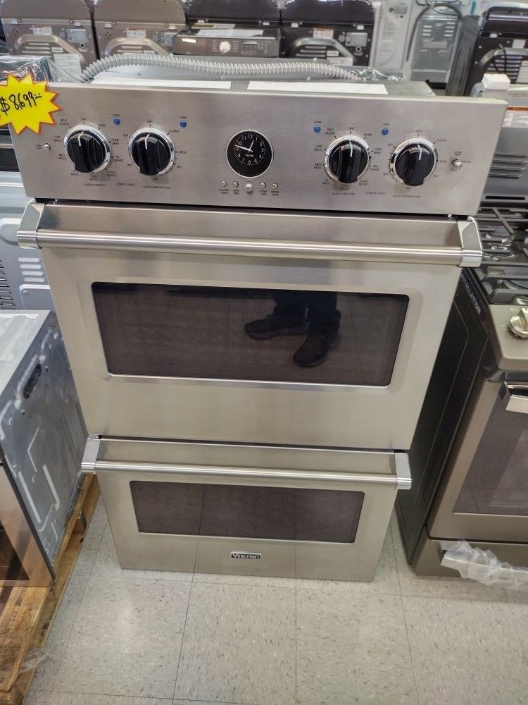 VIKING 30 INCH DOUBLE CONVECTION WALL OVEN